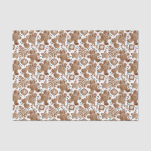 Gingerbread Berry Tissue Paper