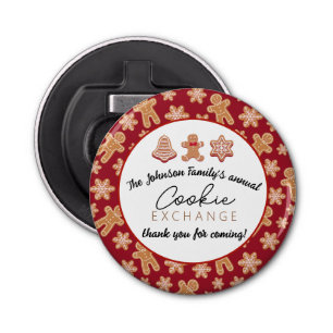 Gingerbread Bottle Opener Cookie Exchange Favor
