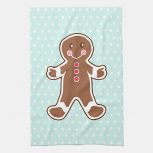 Gingerbread Boy Kitchen Towel