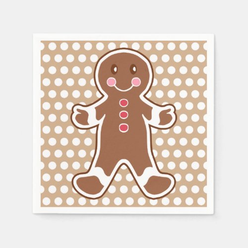 Gingerbread Boy Napkins