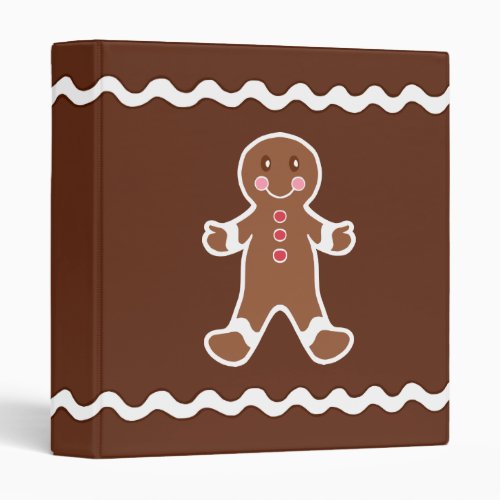 Gingerbread Boy Scrapbook Binder