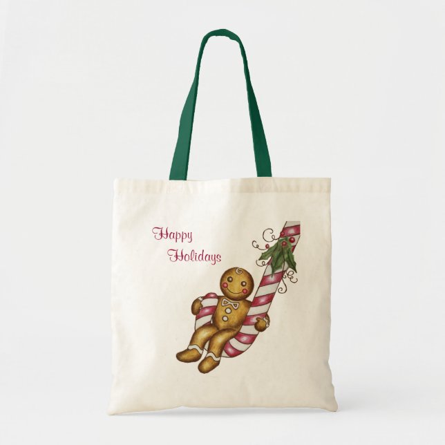 Gingerbread Boy Tote Bag (Front)
