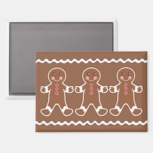Gingerbread Boys Magnet (Front/Back)