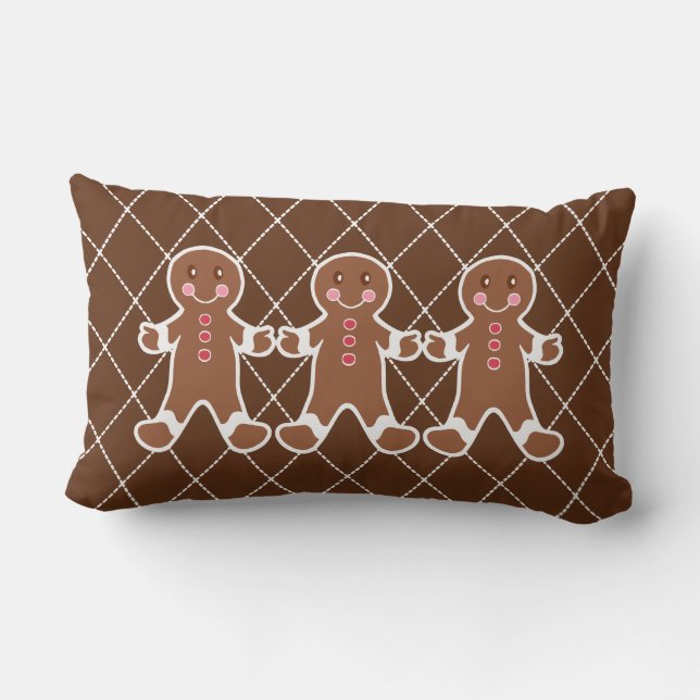 Gingerbread Boys Pillow (Back)
