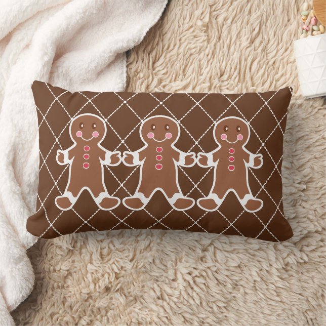 Gingerbread Boys Pillow (Blanket)
