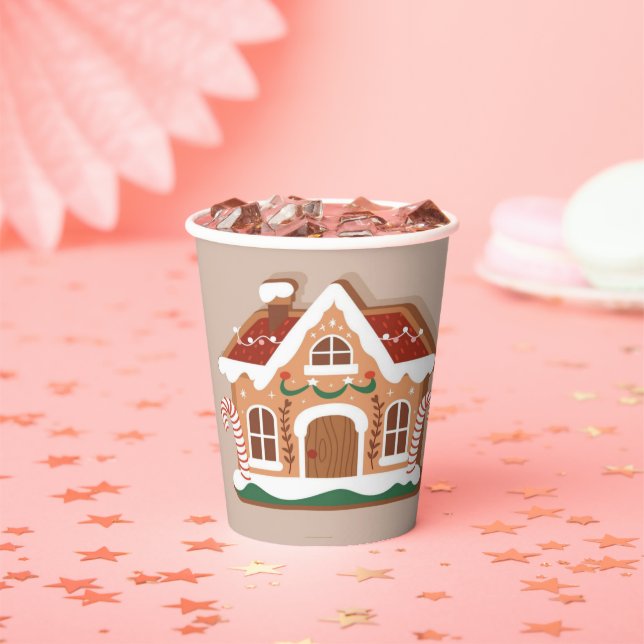 GingerBread Brown Paper cups (Insitu)