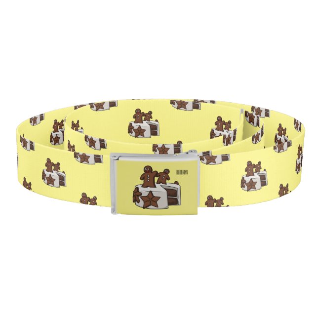 Gingerbread cake cartoon illustration belt (Coil)