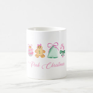 Gingerbread, Candy Cane & Pastel Ornaments Coffee Mug