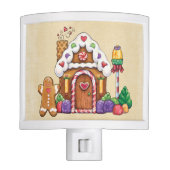 Gingerbread Candy House Night Light (Front)