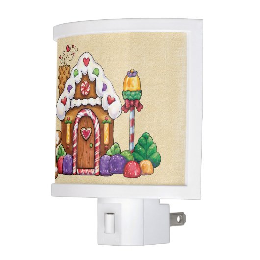 Gingerbread Candy House Night Light (Left)
