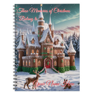 Gingerbread Castle from the Christmas Forest Notebook