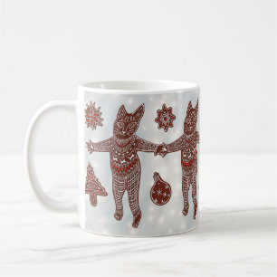 Gingerbread Cat & Cookies, Christmas 2025 Mug