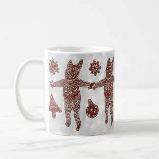 Gingerbread Cat & Cookies, Christmas 2025 Mug