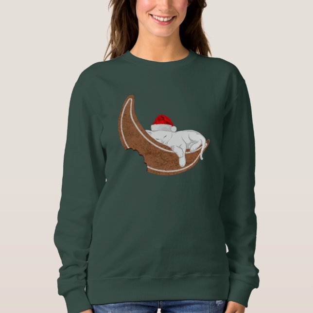Gingerbread Cat Sweatshirt (Front)