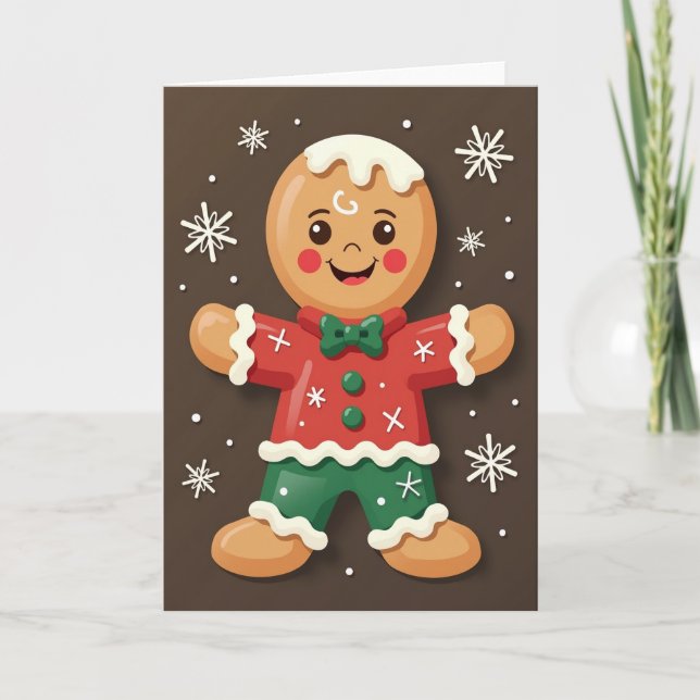 Gingerbread Character Card (Front)