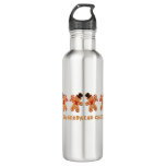 Gingerbread Cheer Stainless Steel Water Bottle