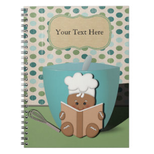 Gingerbread Chef, Customizable Notebook