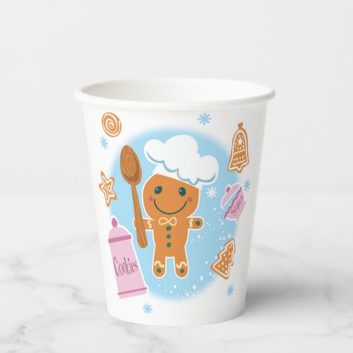 Gingerbread Chef Paper Cups