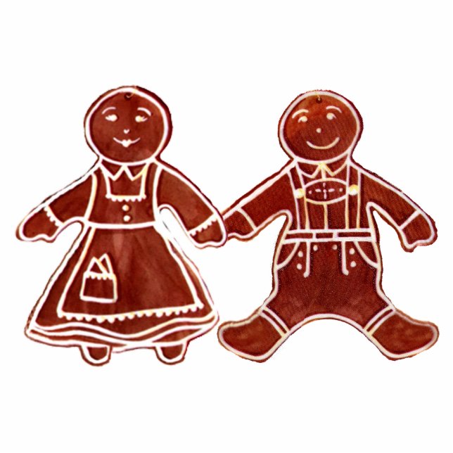 Gingerbread Children 3 The MUSEUM Zazzle Gifts Statuette (Front)