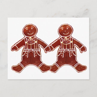 Gingerbread Children Boys The MUSEUM Zazzle Gifts Postcard