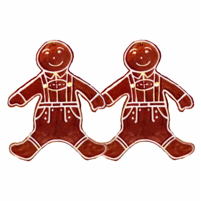 Gingerbread Children Boys The MUSEUM Zazzle Gifts Statuette (Front)
