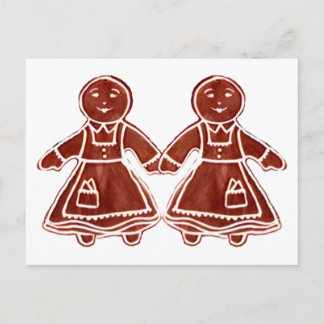 Gingerbread Children Girls The MUSEUM Zazzle Gifts Postcard