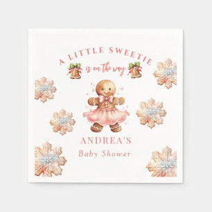 Gingerbread   Christmas Baby Shower  Napkins