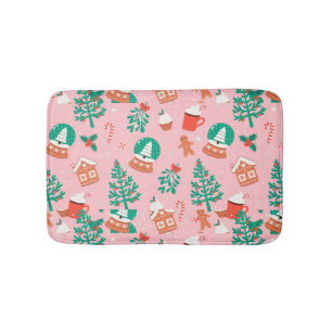 Gingerbread Christmas Bath Mat