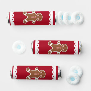 Gingerbread Christmas Breath Savers Gift Mints