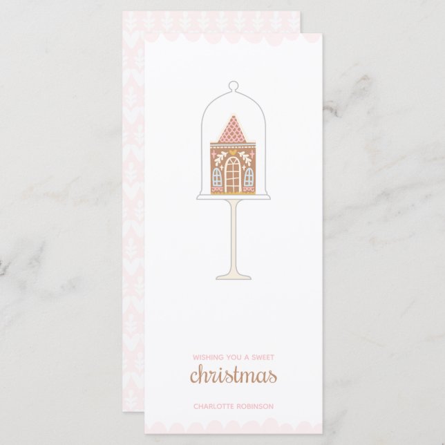 Gingerbread Christmas Card (Front/Back)