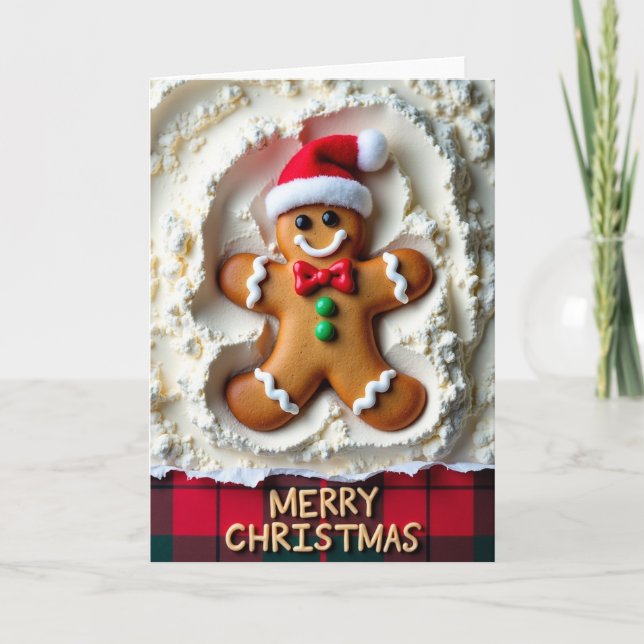 Gingerbread Christmas Card (Front)
