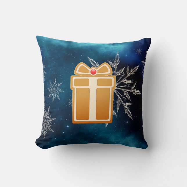 Gingerbread Christmas cookies  Throw Pillow (Front)