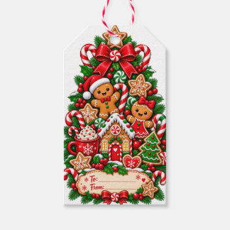Gingerbread Christmas Gift Tag