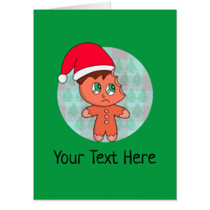 Gingerbread Christmas Holiday Card