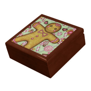 Gingerbread Christmas Jewelry Box