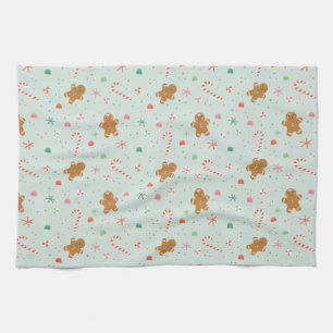 Gingerbread Christmas Kitchen Towel