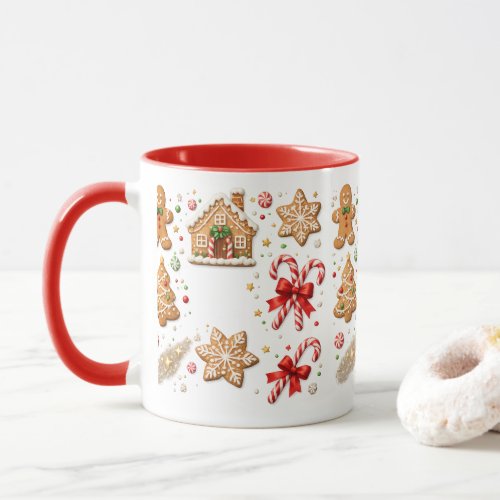 Gingerbread Christmas Mug