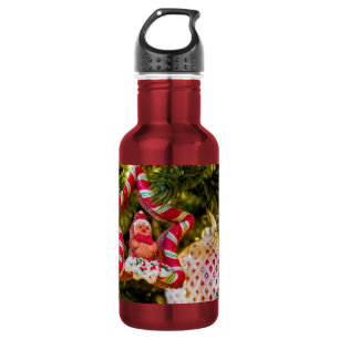 Gingerbread Christmas Ornament Stainless Steel Wat Water Bottle