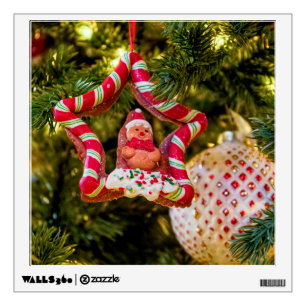 Gingerbread Christmas Ornament Wall Decal