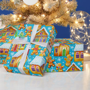 Gingerbread Christmas pattern Wrapping Paper