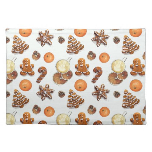 Gingerbread Christmas Scent Cloth Placemat