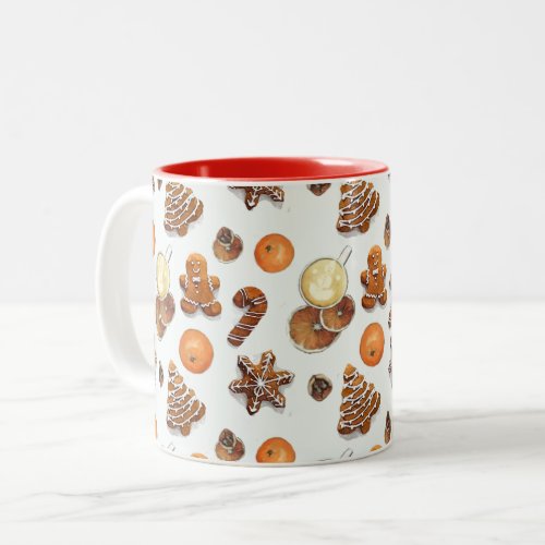 Gingerbread Christmas Scent Two_Tone Coffee Mug