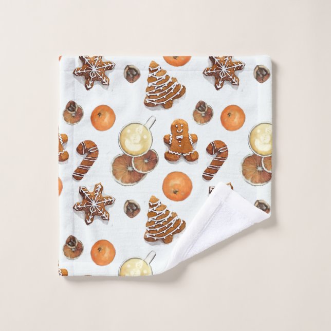 Gingerbread Christmas Scent Wash Cloth (Wash Cloth)