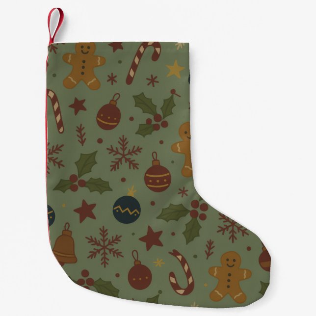 Gingerbread Christmas Stocking (Front)