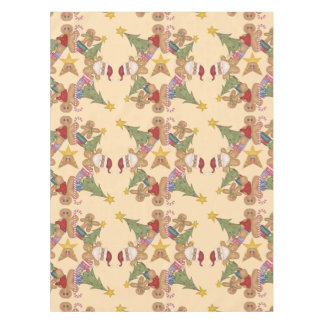 Gingerbread Christmas Tablecloth