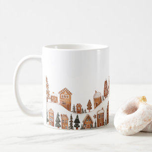 Gingerbread Christmas Town Mug