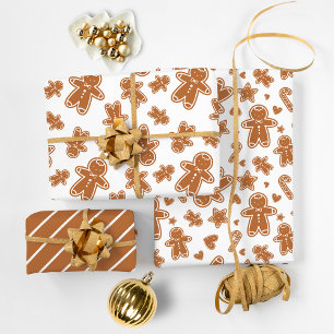 Gingerbread Christmas  Wrapping Paper Sheets