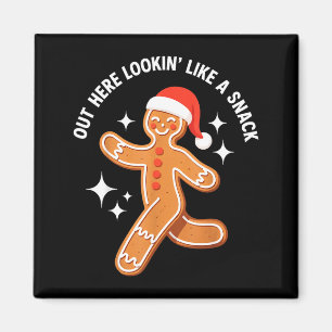 Gingerbread Christmas Xmas Couple Hot Girlfriend - Magnet