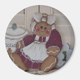 Gingerbread Cookie Baker 2 Magnet