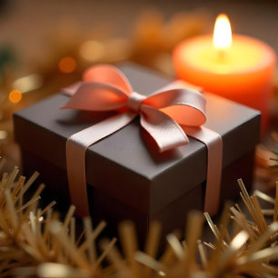 Gingerbread Cookie Brown D78F62  Satin Ribbon